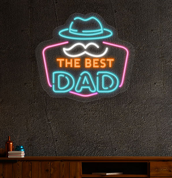 Best Dad Ever Neon Sign