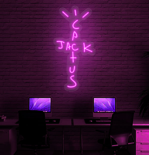 Cactus Jack Neon Light