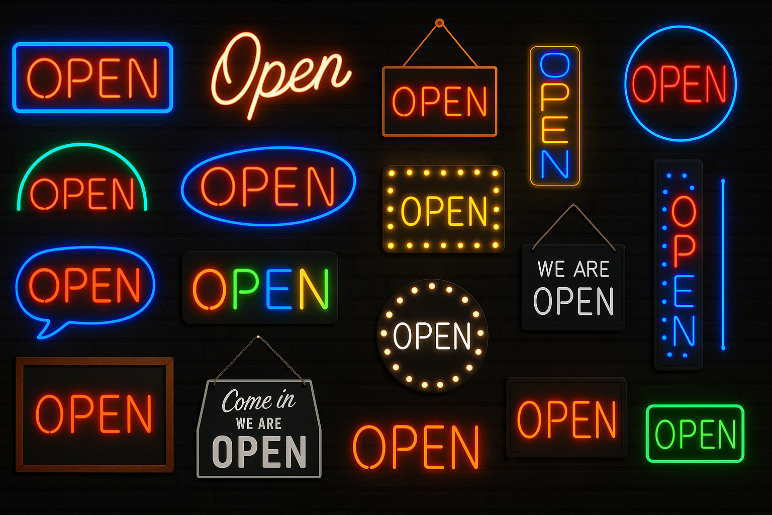 18 Cool and Unique Open Sign for Your Business 18 Cool and Unique Open Sign for Your Business