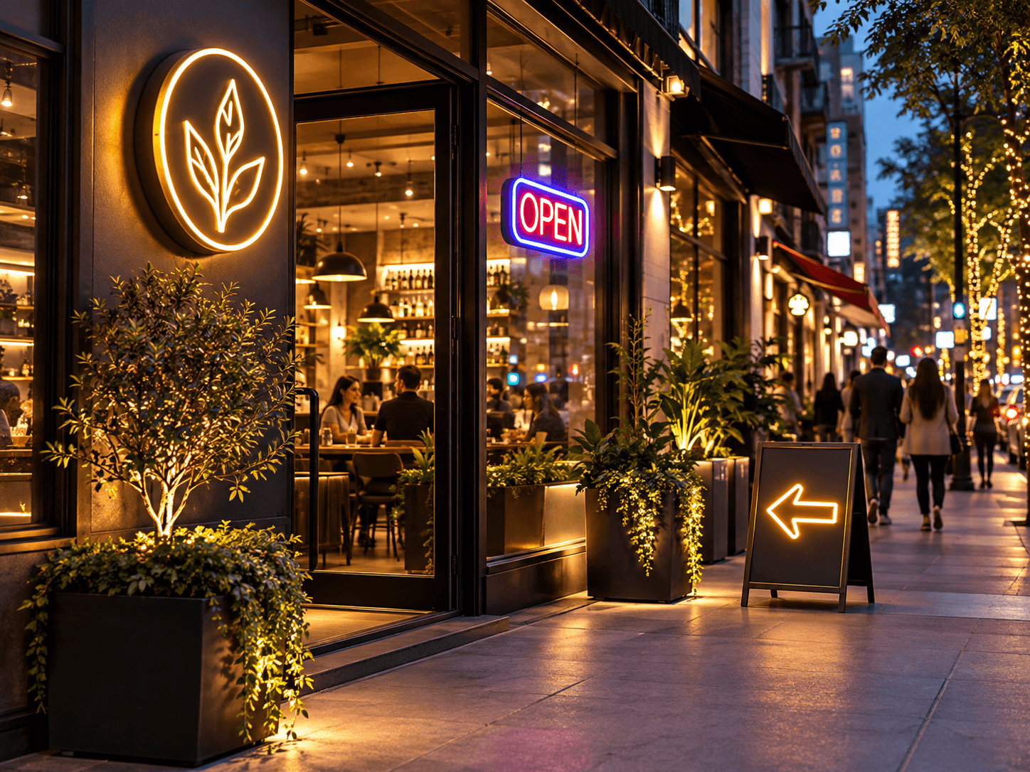Best Outdoor Business Neon Signs & LED Sign Ideas Best Outdoor Business Neon Signs & LED Sign Ideas
