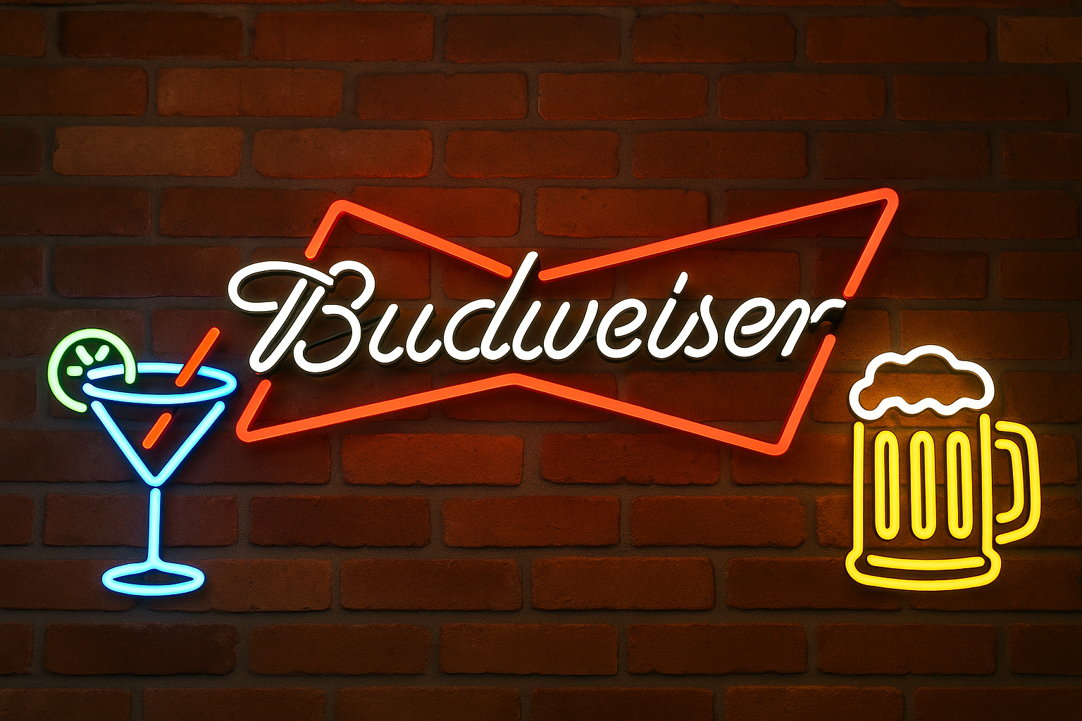 Budweiser, Vintage, and Retro Neon Beer Signs for Home Bars