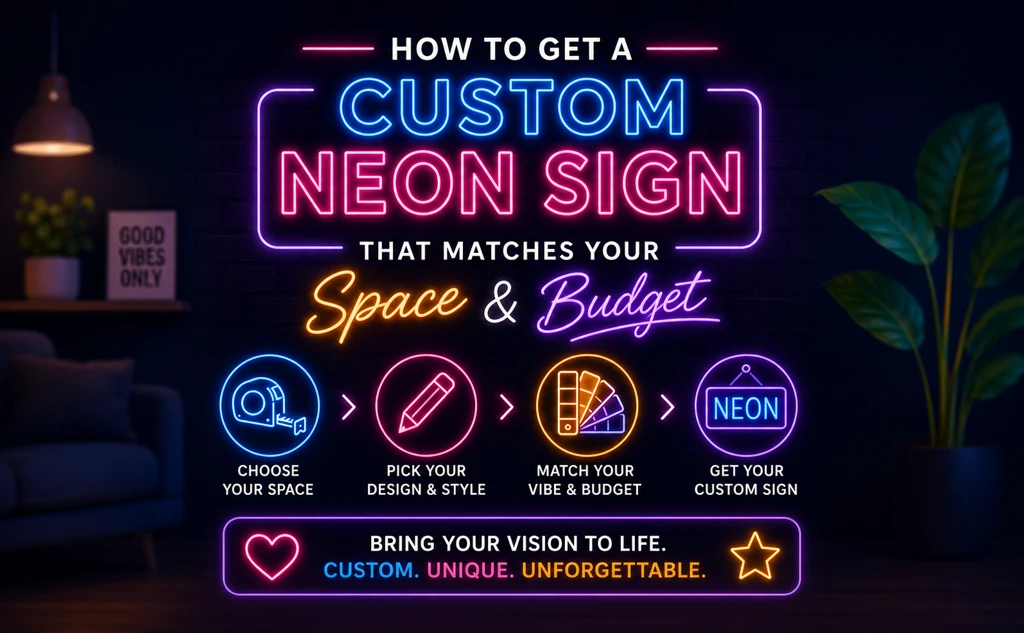 How to Get a Custom Neon Sign That Matches Your Space and Budget How to Get a Custom Neon Sign That Matches Your Space and Budget