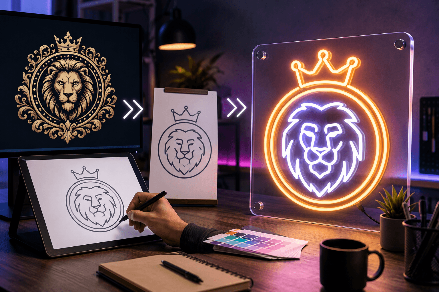 How to Simplify a Detailed Logo for an LED Neon Sign How to Simplify a Detailed Logo for an LED Neon Sign