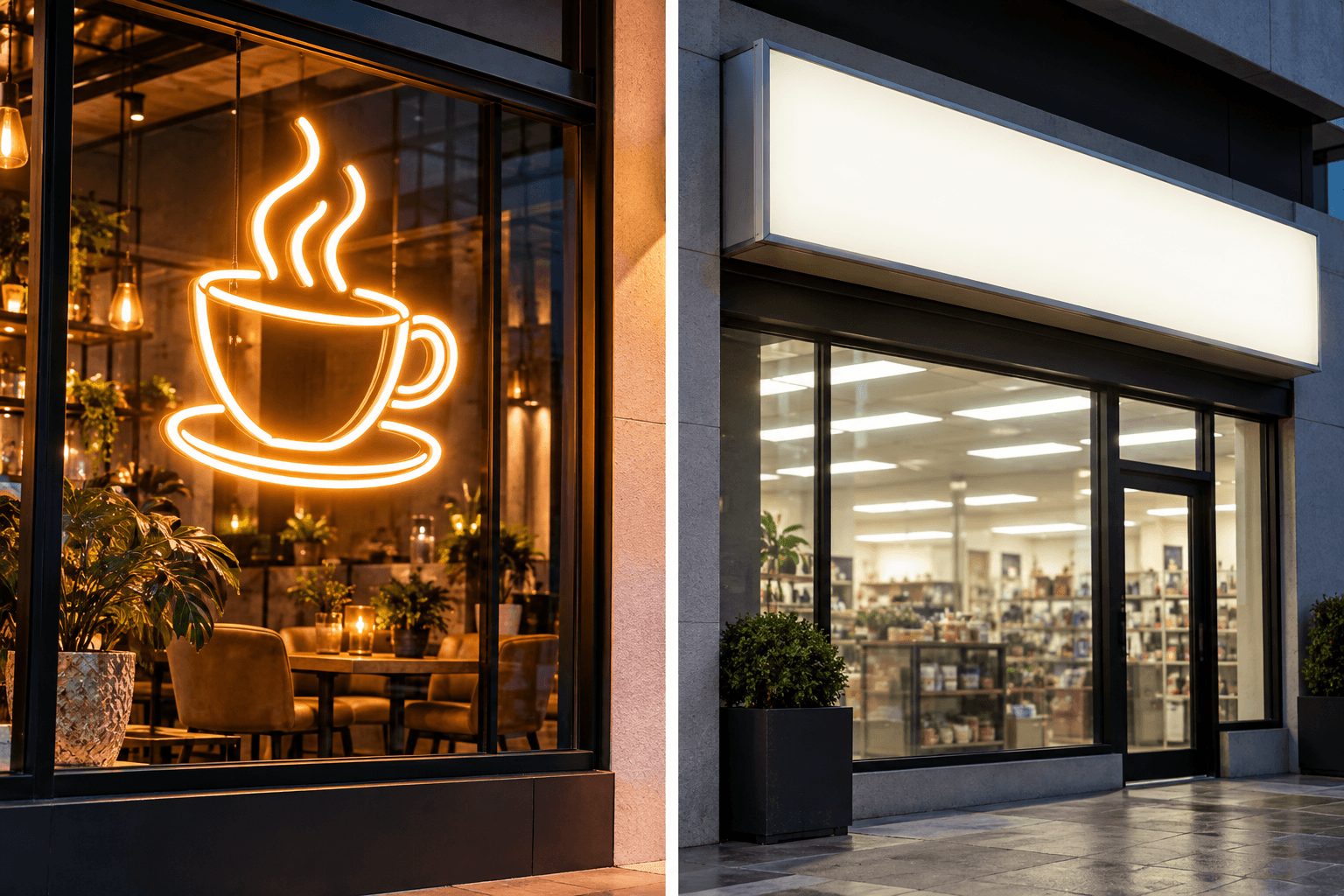 LED Neon vs. Fluorescent Signs: Which Is Better for Your Business?