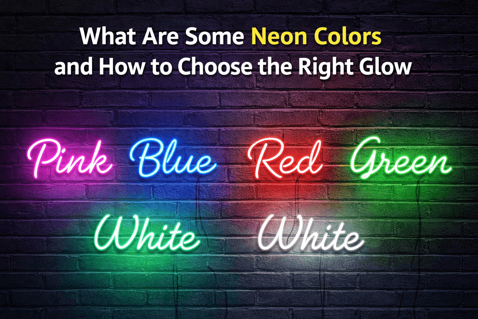 Neon Colors Guide