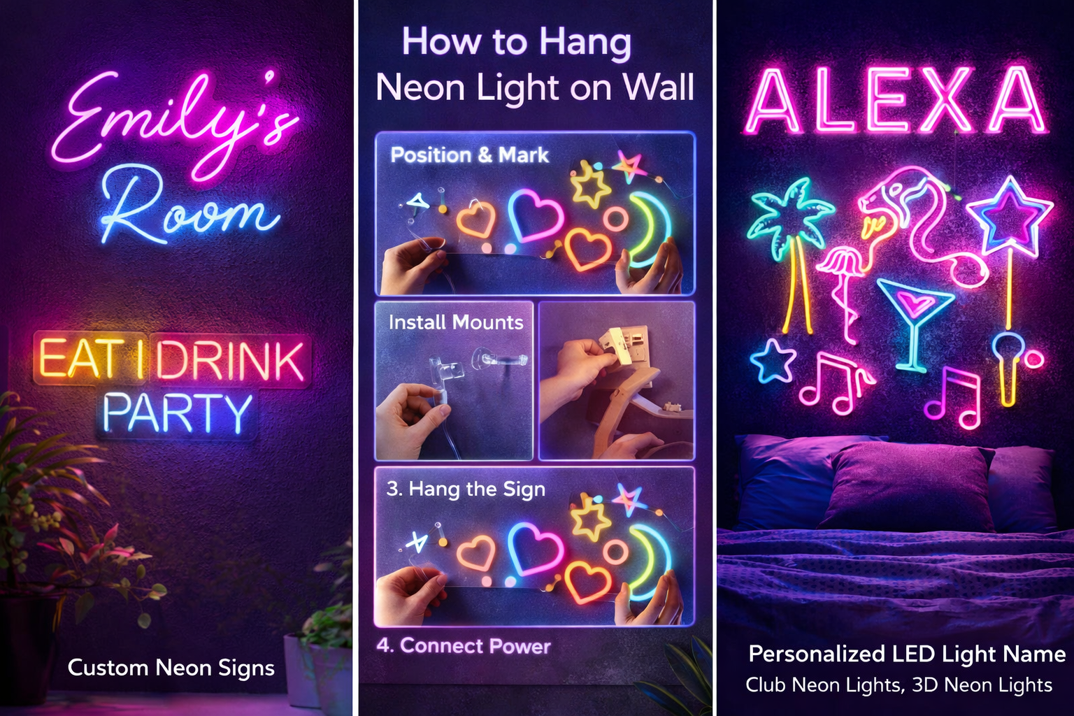 How to Install a Neon Light at Home or in a Store