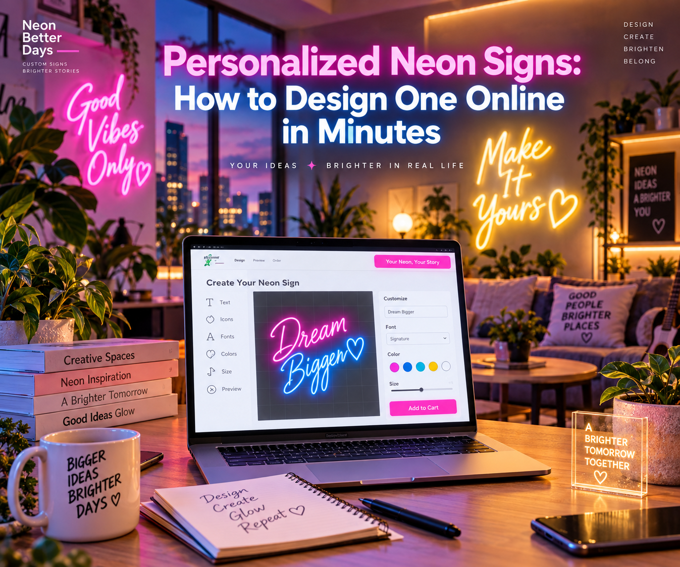 Personalized Neon Signs: How to Design One Online in Minutes