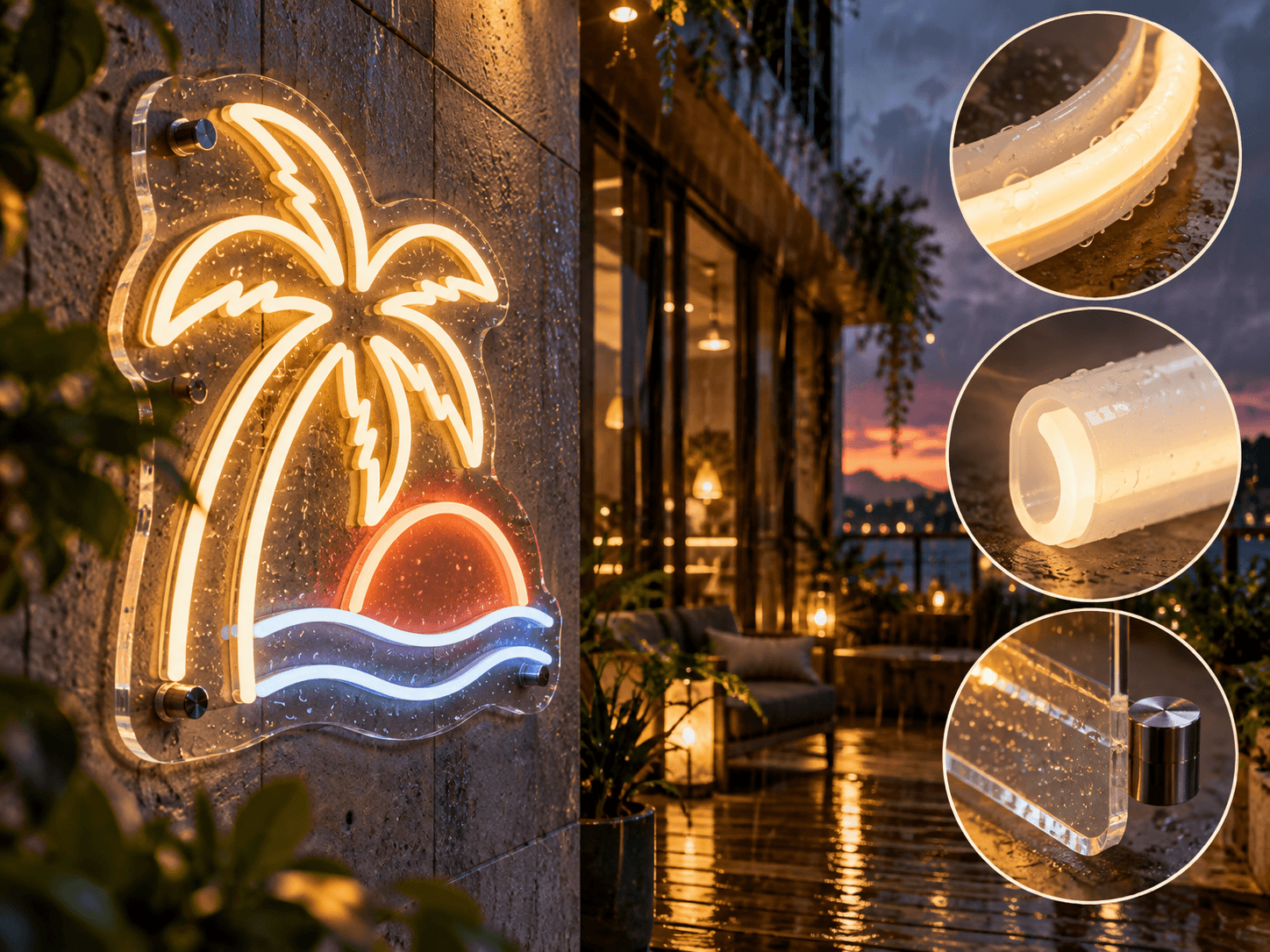 Weatherproof Neon Sign Materials Explained Weatherproof Neon Sign Materials Explained