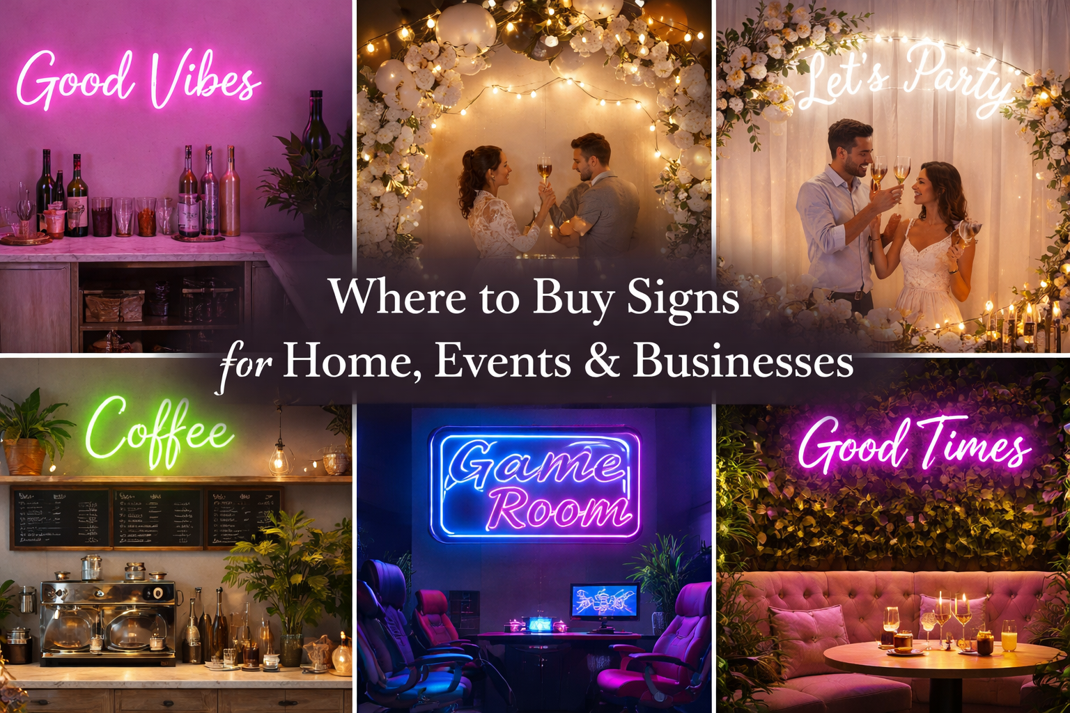 Where to Buy Signs for Home, Events & Businesses