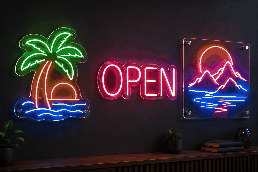 Cut-to-Shape vs Cut-to-Letter vs Rectangle Backboard: Which Custom Neon Sign Backing Is Best