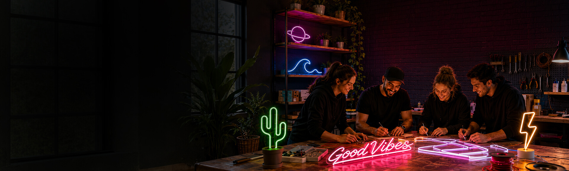 About NeonChamp NeonChamp team creating custom LED neon signs