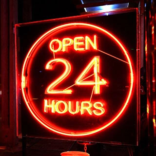 Business hours LED neon signs NeonChamp portfolio Business hours LED neon signs NeonChamp portfolio
